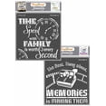 thumbnail image 1 of CrafTreat Family Time and Making Memories Stencil for Painting and Crafting - 2 Pcs - 6"x6" each, 1 of 9