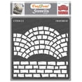 thumbnail image 1 of CrafTreat Fancy Bricks Stencil for Painting and Crafting - 6"x6", 1 of 7