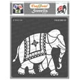 thumbnail image 1 of CrafTreat Indian Elephant Stencil for Painting and Crafting - 6"x6", 1 of 8