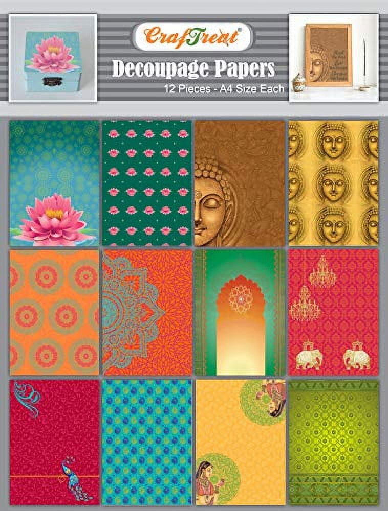 PRINTING DECOUPAGE PAPERS AT HOME, HOW TO DECOUPAGE WITH THICK PAPER
