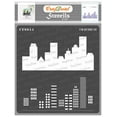 thumbnail image 1 of CrafTreat Layered City Scape Stencil for Painting and Crafting - 6"x6", 1 of 8
