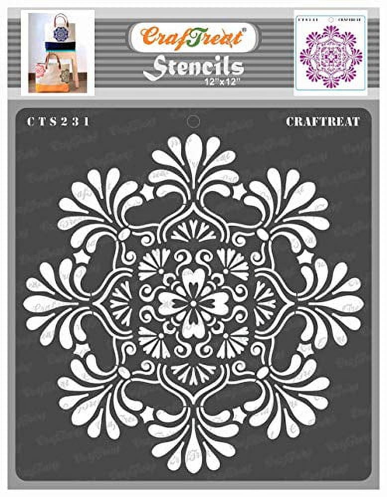 36 Pack Mandala Stencils Dot Painting Templates, Reusable Mandala