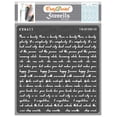 thumbnail image 1 of CrafTreat Script Stencil for Painting and Crafting - 12"x12", 1 of 7