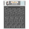 thumbnail image 1 of CrafTreat Scripture Stencils for Painting on Wood, Canvas, Paper, Fabric, Floor, Wall and Tile - Script Stencil - 6x6 Inches - Reusable DIY Art and Craft Stencils - Crafting Script Stencils, 1 of 3