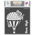 thumbnail image 1 of CrafTreat Soar High Bot Air Balloon Stencil for Painting - 6"x6", 1 of 7