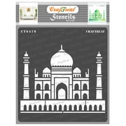 CrafTreat Taj Mahal Stencil for Painting and Crafting - 12"x12"
