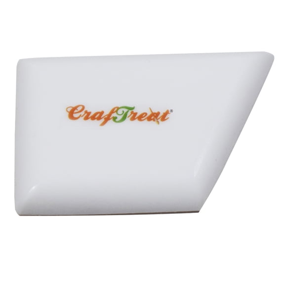 CrafTreat Teflon Bone Folder and Scoring Tool - Ergo Square - Paper Scorer for Paper Crafting, Origami, Bookbinding and Scrapbooking