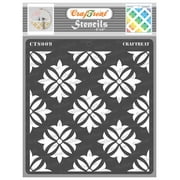 CrafTreat Tuberose Stencil for Painting and Crafting - 6"x6"