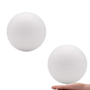 Crafare Craft Foam Balls 6 Inch 2 Pack White Polystyrene Ball for Holiday Crafts Making and School Projects Decoration