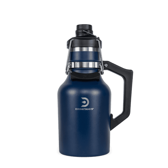 DrinkTanks Craft 32 oz Growler and Spout Cap Combo