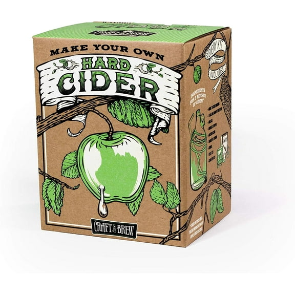 Craft A Brew Hard Cider Making Kit, Home Beer Brewing Complete Set, 1 Gallon Capacity