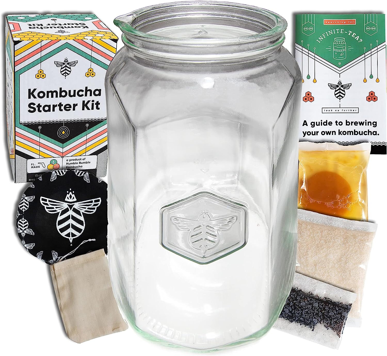 Kombucha Starter Kit Complete with SCOBY