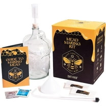 Craft A Brew Mead Making Kit, Complete DIY Honey Wine Set with Ingredients, Yeast, & Supplies, 1 Gallon