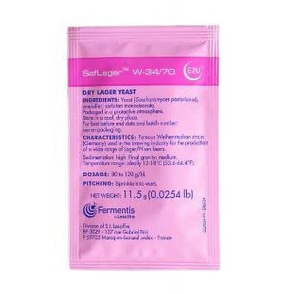 Craft A Brew SafLager W34/70 Yeast German Lager Dry Yeast For