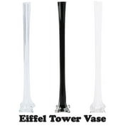 Craft And Party 12” Glass Eiffel Tower Vase, Set of 12