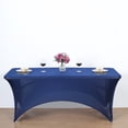 thumbnail image 1 of Craft And Party, 4FT Fitted Spandex Rectangular Tablecloth for Home, Party, Wedding or Restaurant, 1 of 1