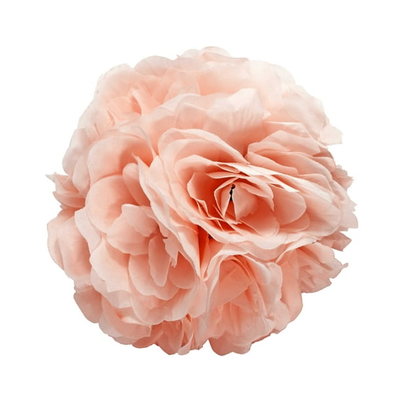 Craft And Party Flower Ball Pink Silk Decoration, Set of 2