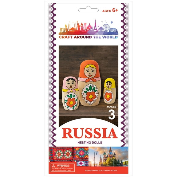 Craft Around The World Russian Nesting Dolls-Makes 3