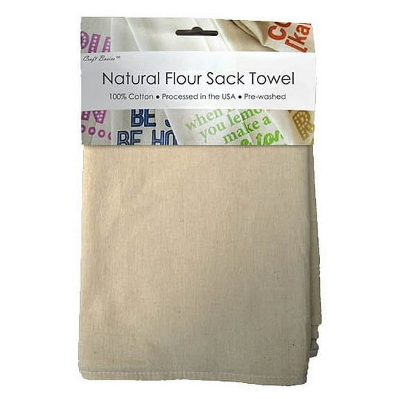 Natural Flour Sack Towel: 250-Pack, 13in x 13in