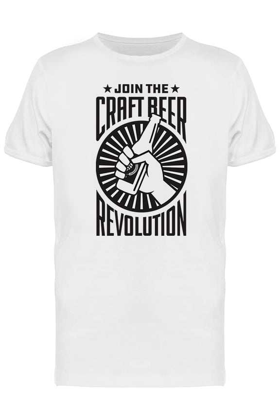 Craft Beer Revolution T-Shirt Men -Image by Shutterstock, Male 3X-Large