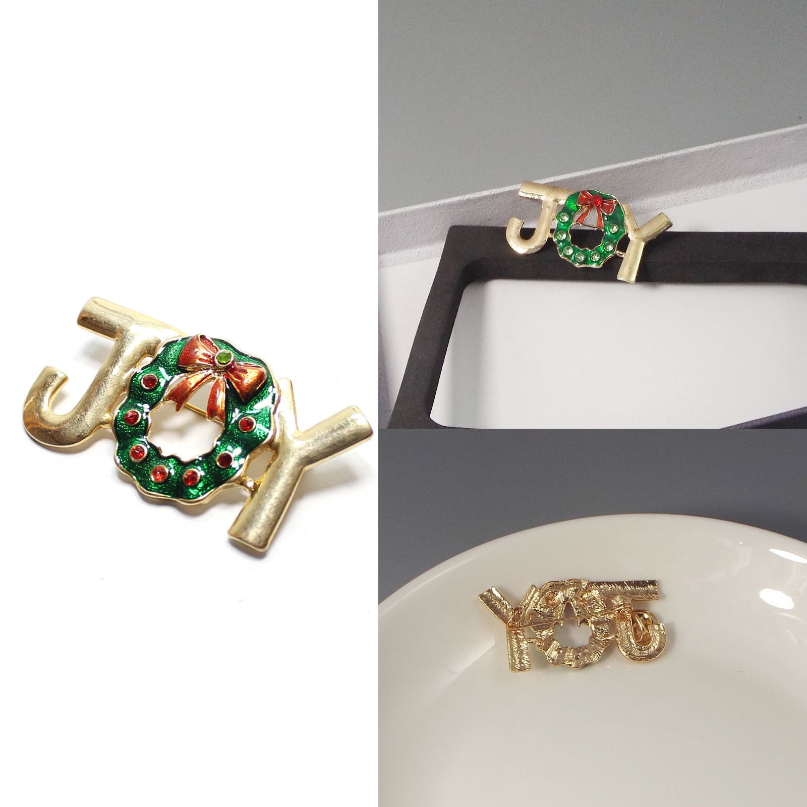 Craft Brooches Winter Brooch Diamond Pin Christmas Sweater Diamond