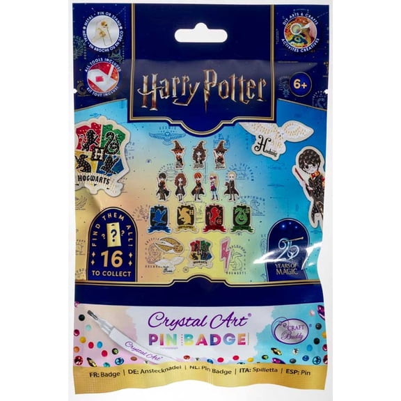 Craft Buddy Harry Potter Crystal Art Pin Badge
