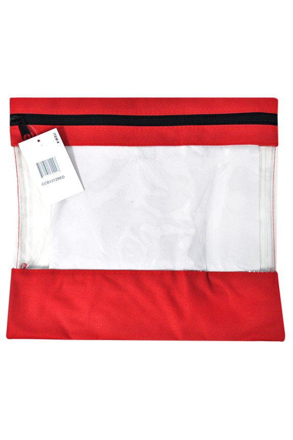 Craft Caddy Bag 13 Inch By 12 Inch With Red