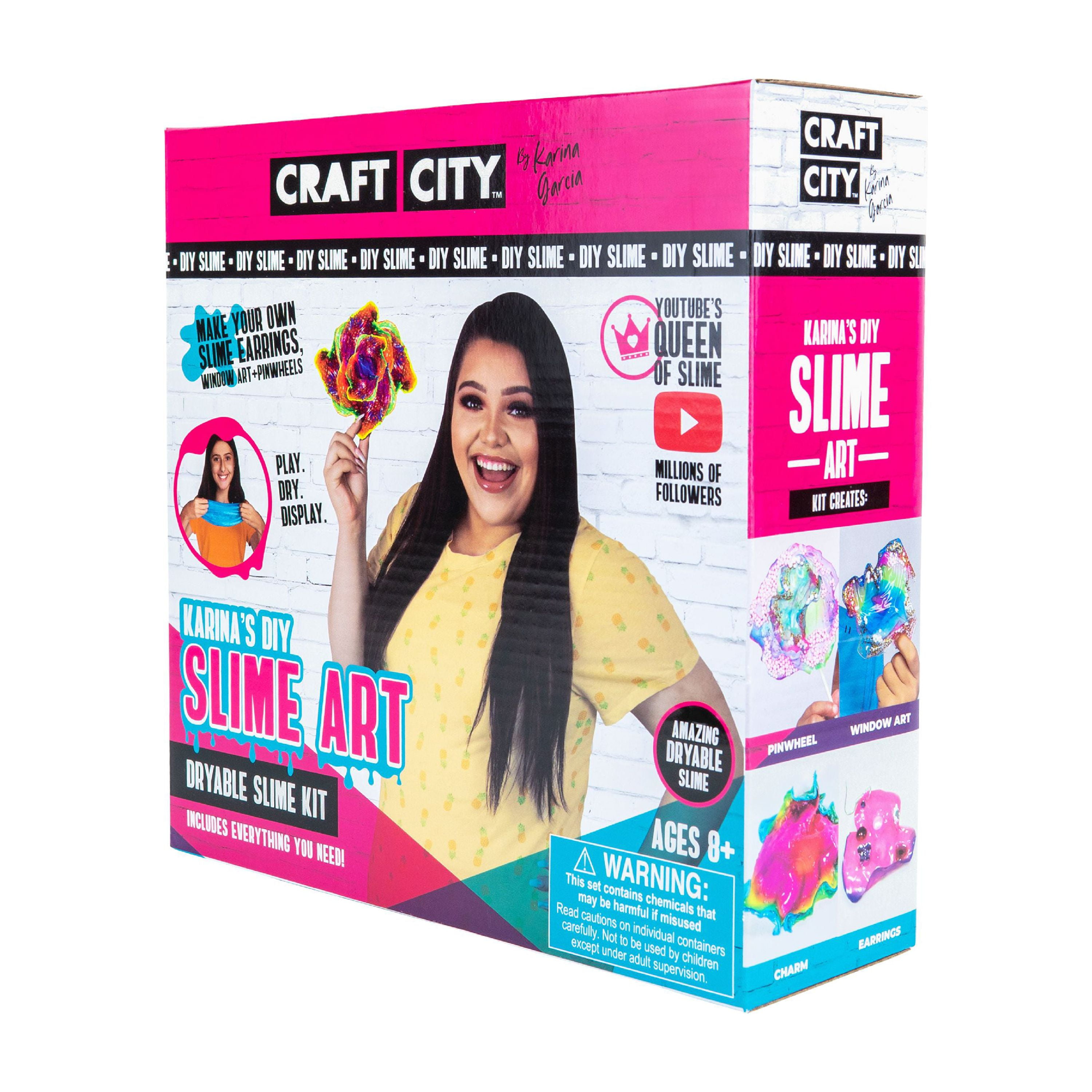 Craft City Squishy Art Deluxe Eraser Clay Kids Project Craft Kit (Karina’s  DIY)