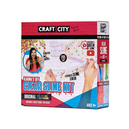Craft City - Karina's DIY Clear Slime Kit 4 pack