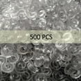 thumbnail image 1 of Craft Clips Cozival 300-Pack Diy Weaving Clips for Bracelet Making - Craft Buckles for Loom & Rubber Band Projects, Assorted Colors for Creative Jewelry Designs, Weaving Accessories, Clear2, 1 of 6