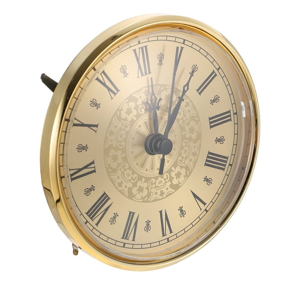 WRISTBIQUE Retro Round Clock Insert for Home Decoration Adults 1Pcs 4.1x4.1in