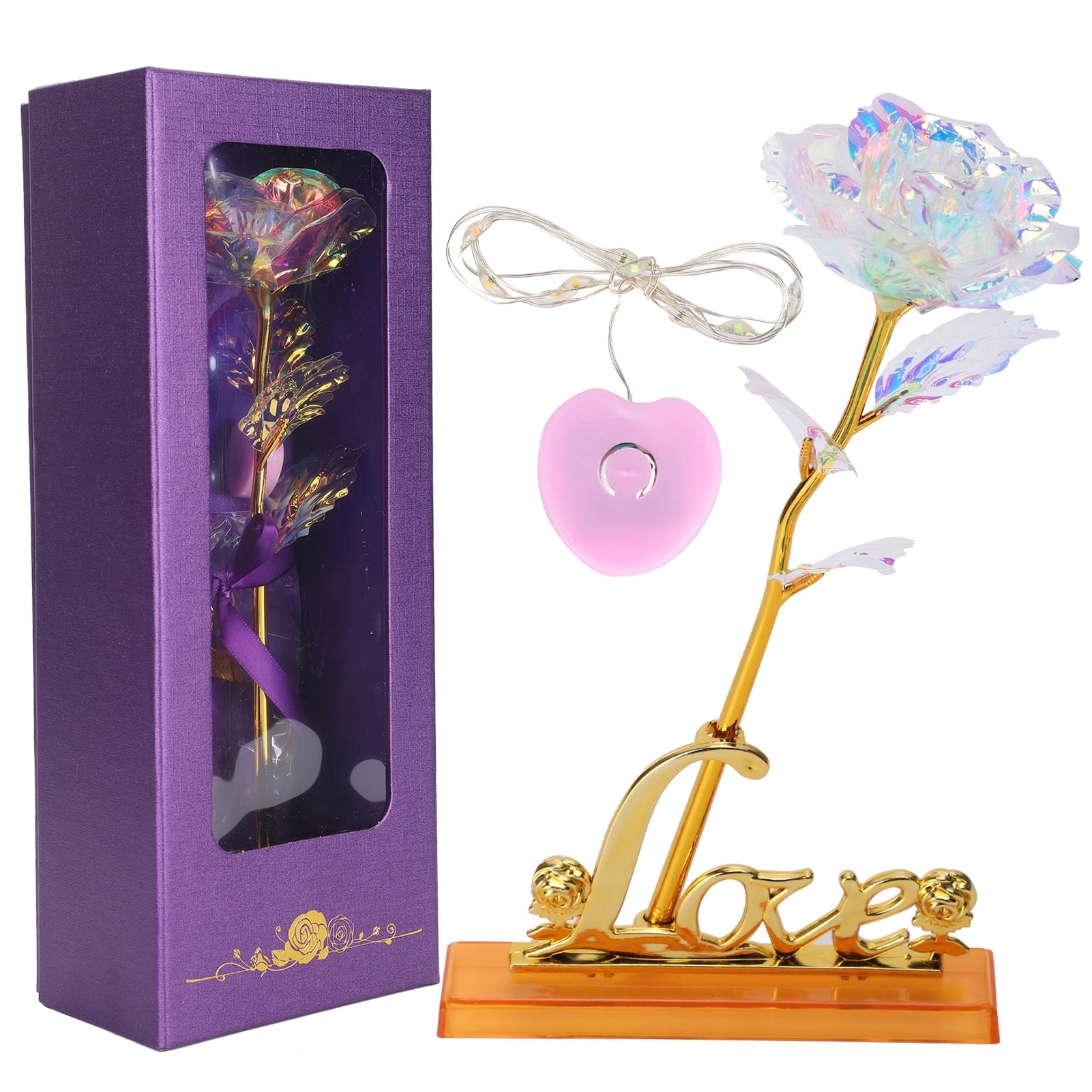 Craft Collection Transparent Rose Flower Plastic Rose Flower ...