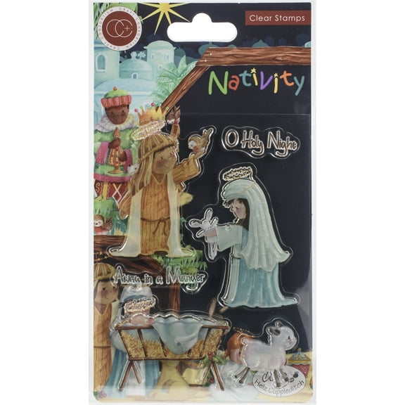 Craft Consortium A5 Clear Stamps-Nativity