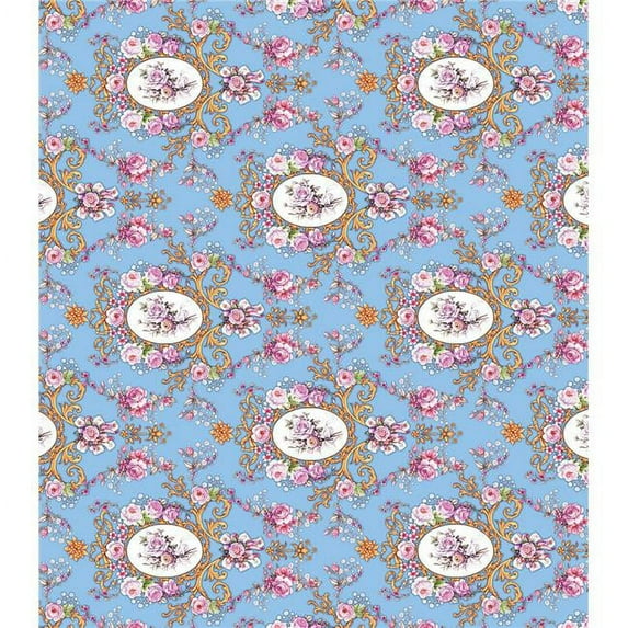 Craft Consortium DECP323 13.75 x 15.75 in. Decoupage Papers - Ornate Bloom, Pack of 3