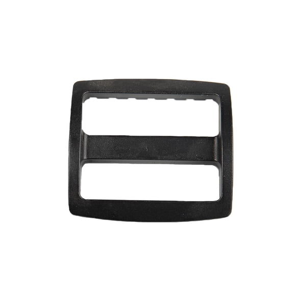 Craft County 1 3/4-Inch Plastic Triglides- Wide- Black - 5 pack
