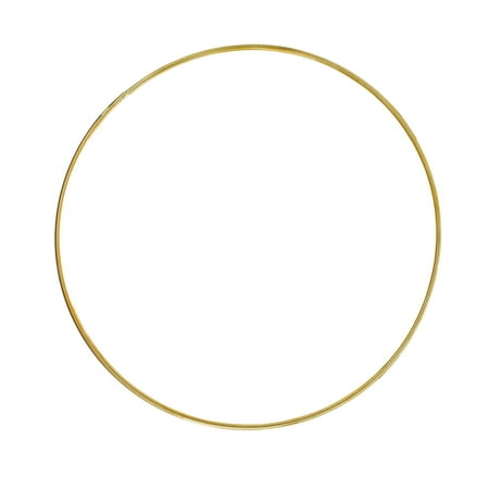 Craft County - 10 Pack 6 inch Gold Metal Hoops - Dream Catcher Metal Rings