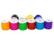 DIY 20 Colors Lanyard String Durable Non-toxic Plastic Lacing Cord for  Crafts Bracelet Lanyards Jewelry Making Women