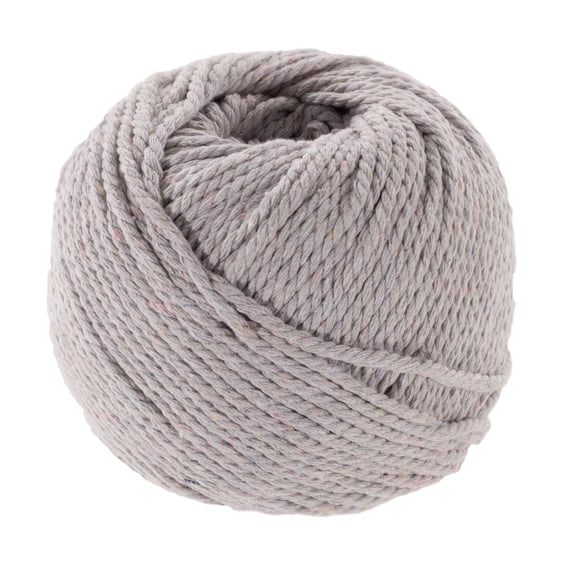 Craft County 100% All-Natural Cotton Rope for Braided Wall Hangings & More - 3mm or 5mm Diameter - Multiple Colors