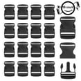 thumbnail image 1 of Craft County 15 Pack 2 Inch Side Release Black Plastic Buckles, 1 of 5