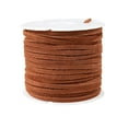 thumbnail image 1 of Craft County 3mm Suede Leather Cord for Necklaces, Bracelets, and DIY Crafts – Medium Brown (25 Yards), 1 of 4