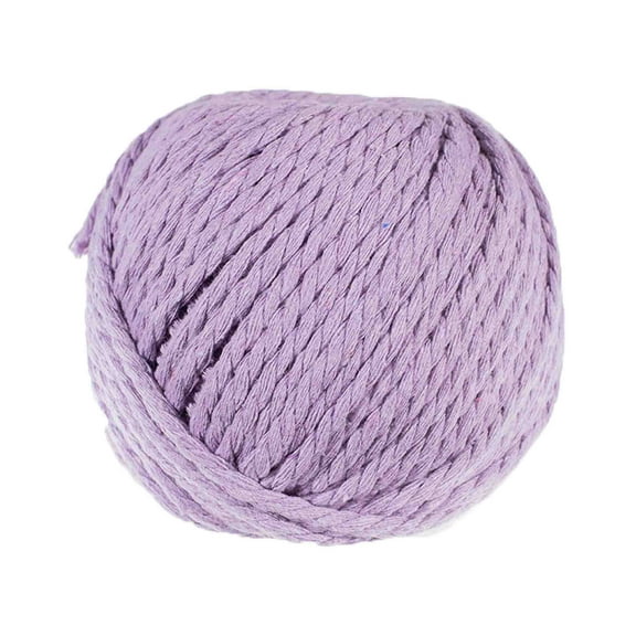Craft County 4mm Colorful Cotton Cord - 50 Meter Skein in Multiple Colors for Macrame, Knotting, and More