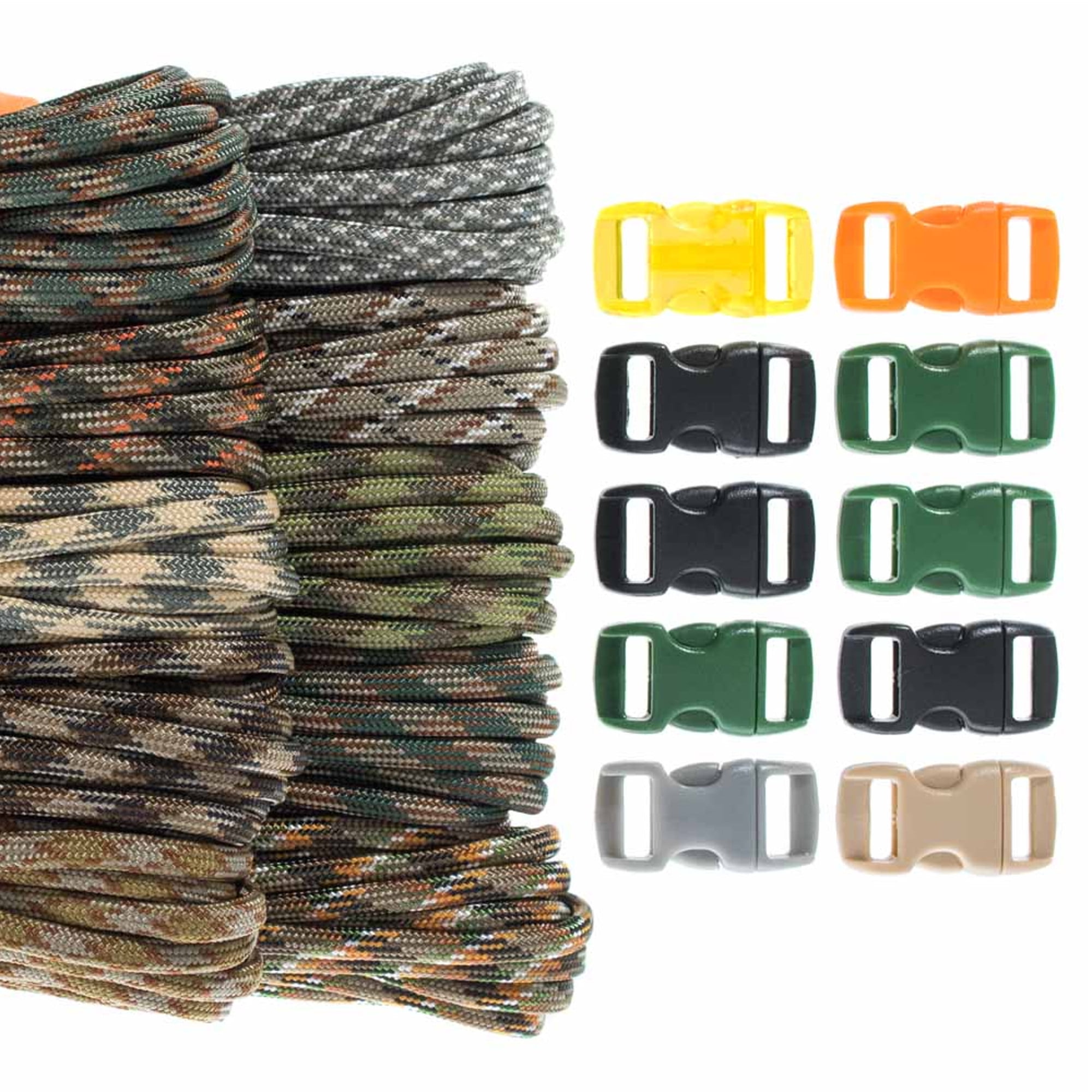 Craft County 550 Paracord Combo Crafting Kit with Buckles