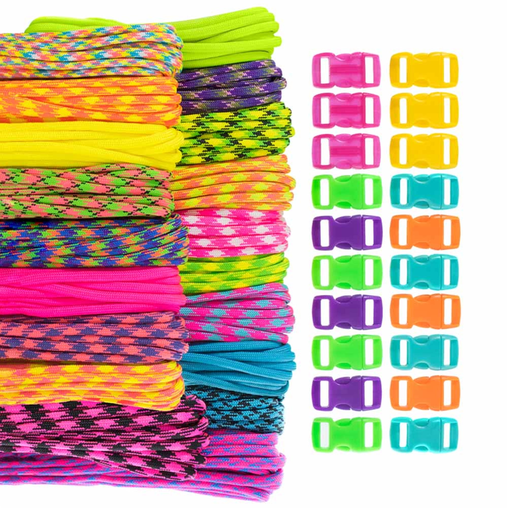 Craft County 550 Paracord Combo Crafting Kit with Buckles