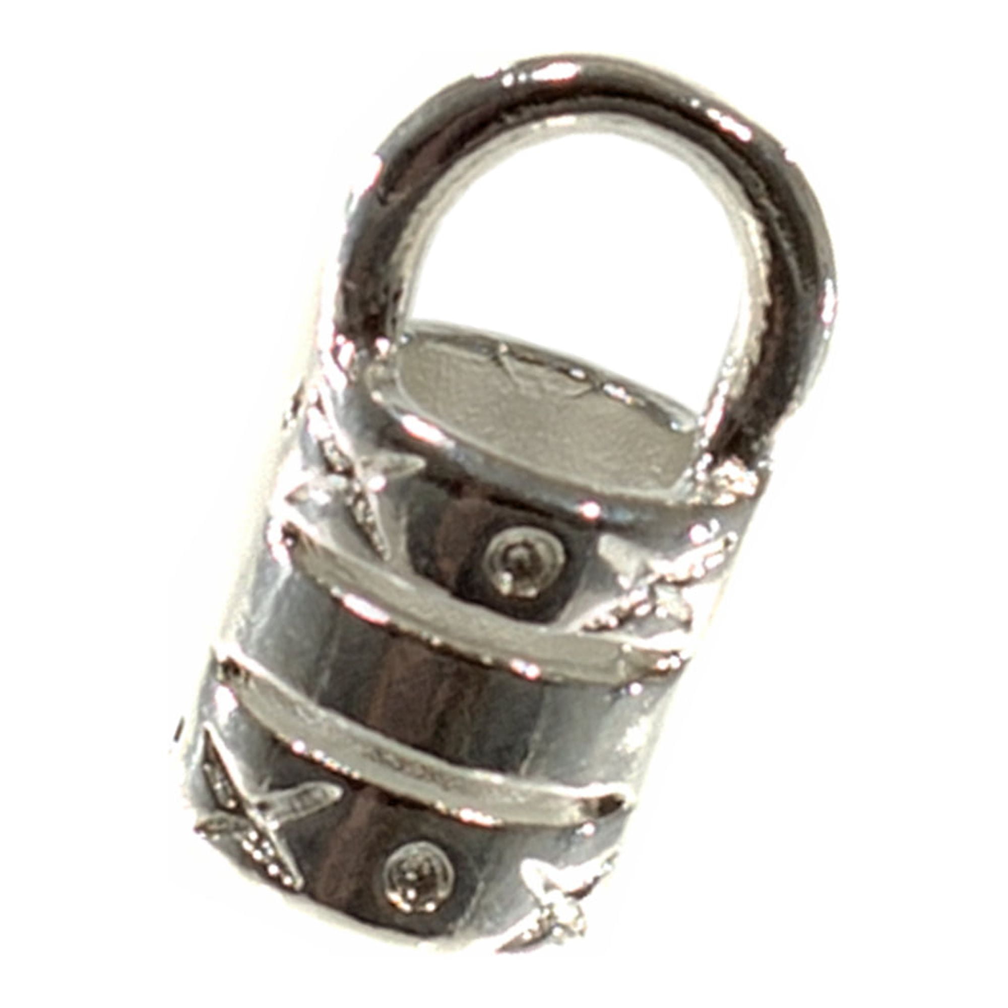 Craft County 5mm Tube Crimp End - 24 Pack of Silver-Plated Metal Cord Ends - Great for Making Bracelets, Necklaces, and Other Formal Jewelry and Accessories