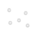 thumbnail image 1 of Craft County 6MM Round Spacer Beads – White – Multiple Pack Sizes – Acrylic – Jewelry Making, Macrame, and Sewing, 1 of 5