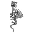 thumbnail image 1 of Craft County Assorted Wolf, Dragon, Skull Beads - Available in Silver, Gold, Rose Gold, Gunmetal - Single to 20 Packs - Ideal for Beading, Bracelet, 1 of 2