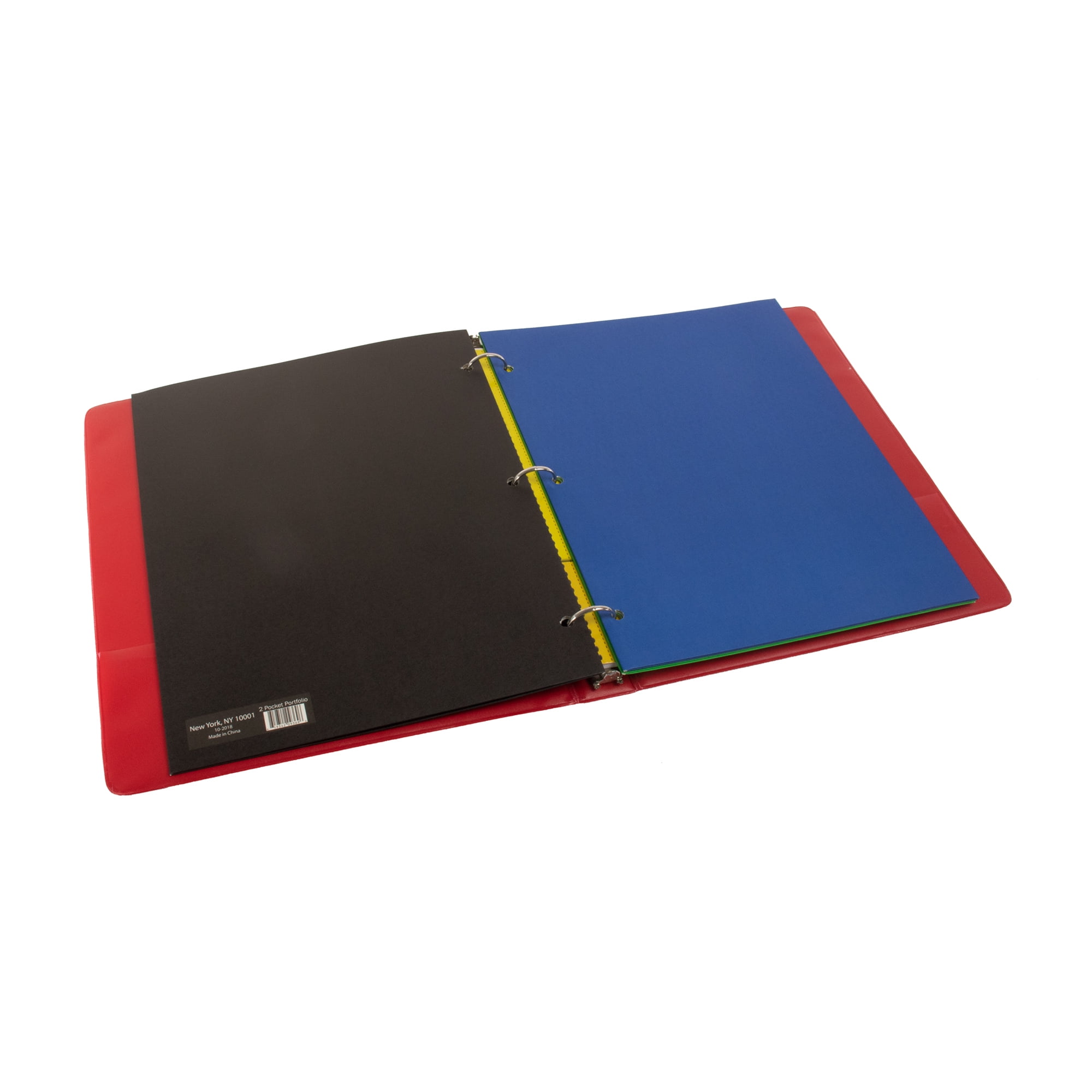Craft County - Back 2 School - 2 Pocket Folder – Two Pack Sizes and Multiple Colors – Store Documents – School/Office Supplies (1-Pack)