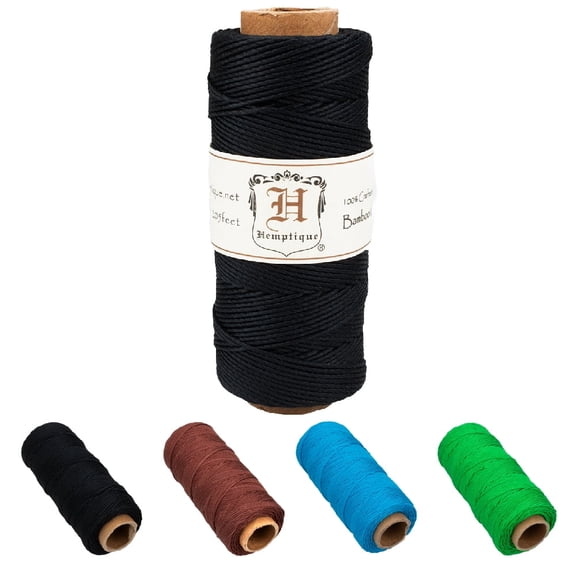 Craft County Bamboo Crafting Cord - Make Jewelry, Macrame, Personalized Gifts, & More!
