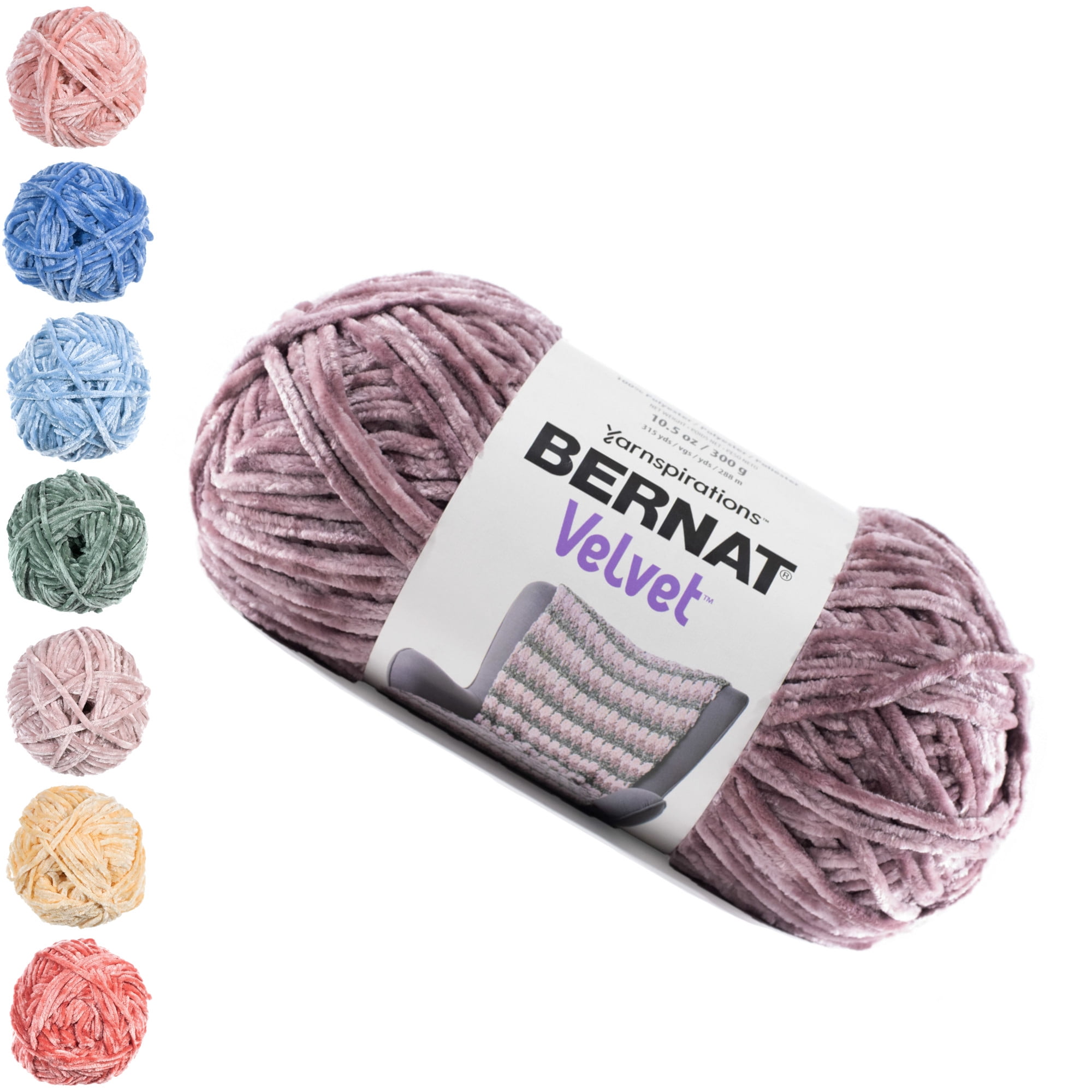 Craft County Bernat Velvet Yarn 315 Yard Skein