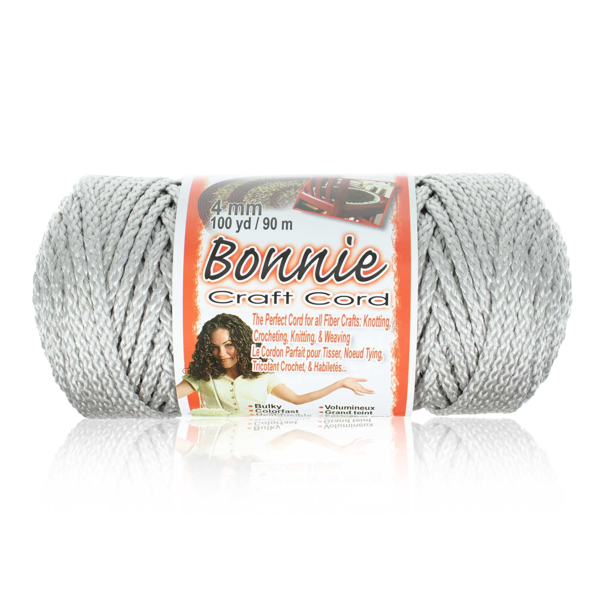 Craft County Bonnie Macrame Cord - 4mm - 100 yd Lengths - Various Colors